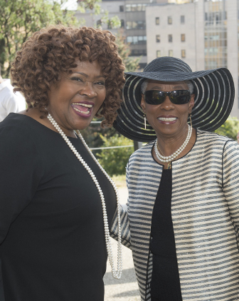 Kathy Humphrey and Mrs. Irvis