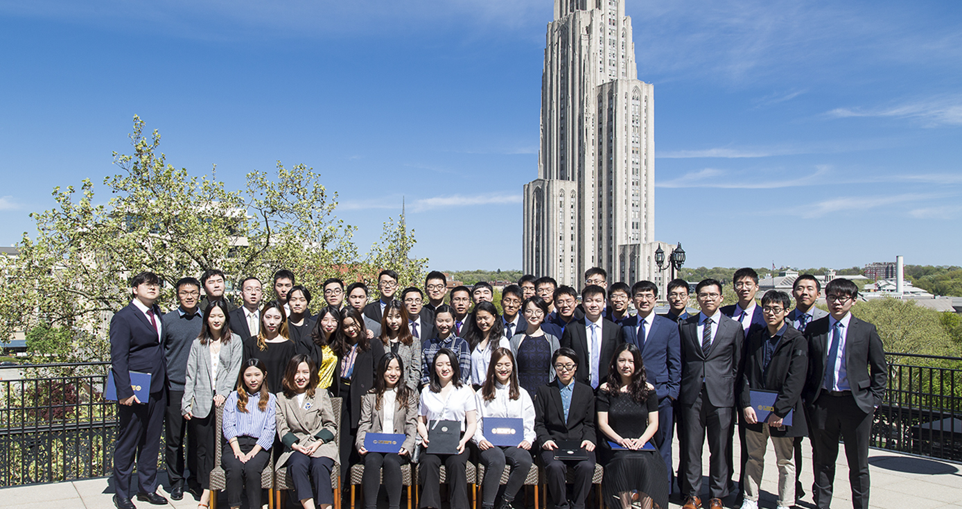 the SCUPI group posing in front of the cathedral