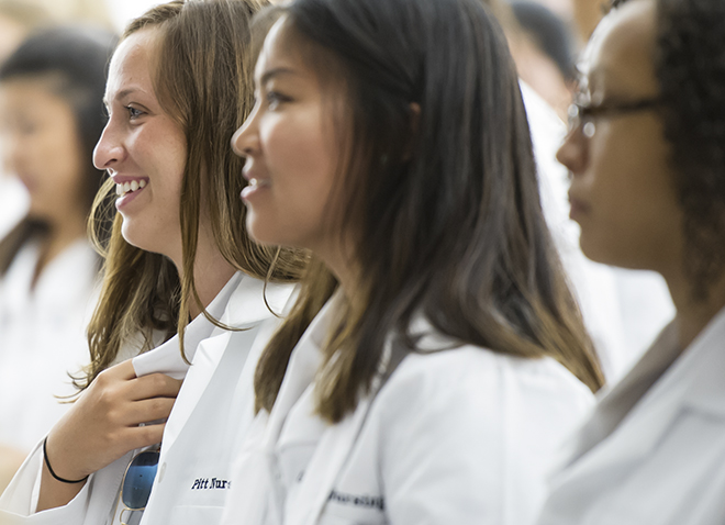 three female nursing students