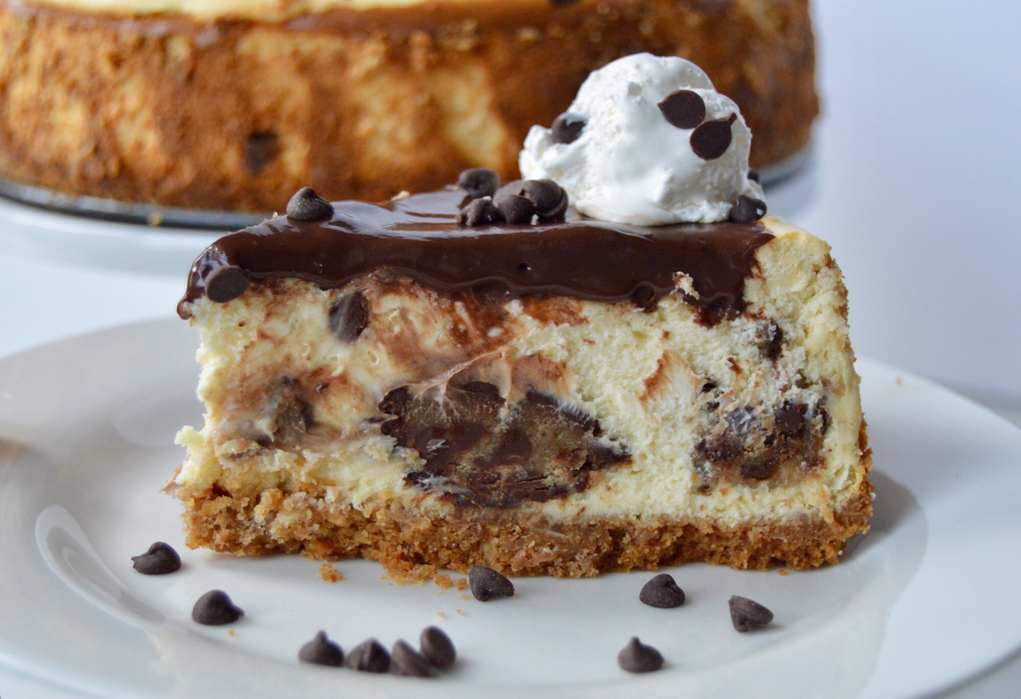 a slice of cheesecake