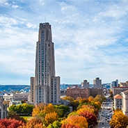 
The University of Pittsburgh campus, featuring the Cathedral of Learning
