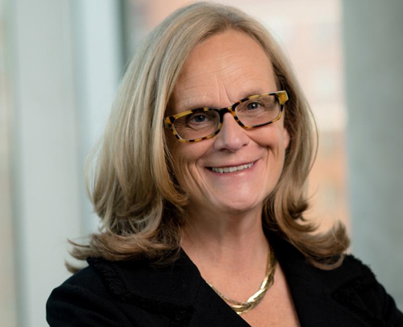 Vesterlund in a black blazer