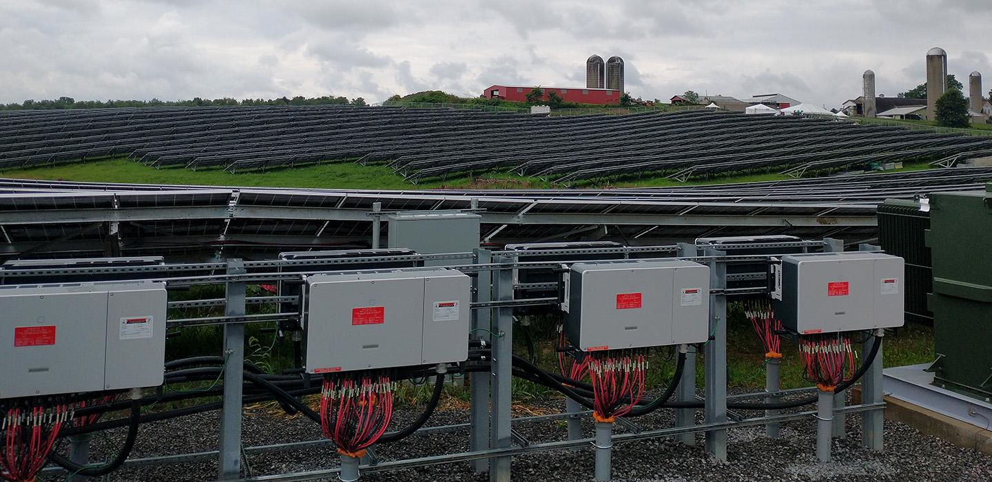 Solar panels on the Gaucho Solar Farm
