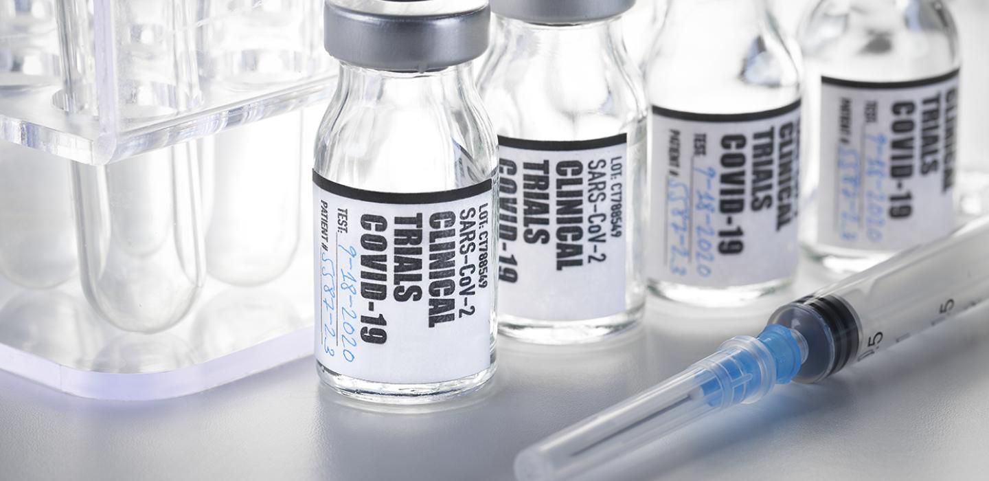 vials and a syringe