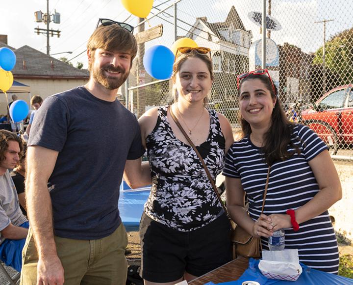 Alexander Sieman, Sarah DeMaria and Caroline Repola