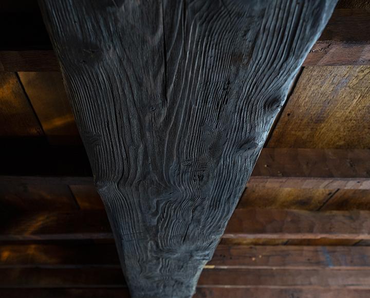 beam in the early american room