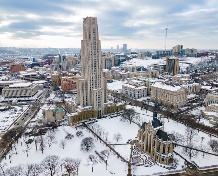 the cathedral in winter