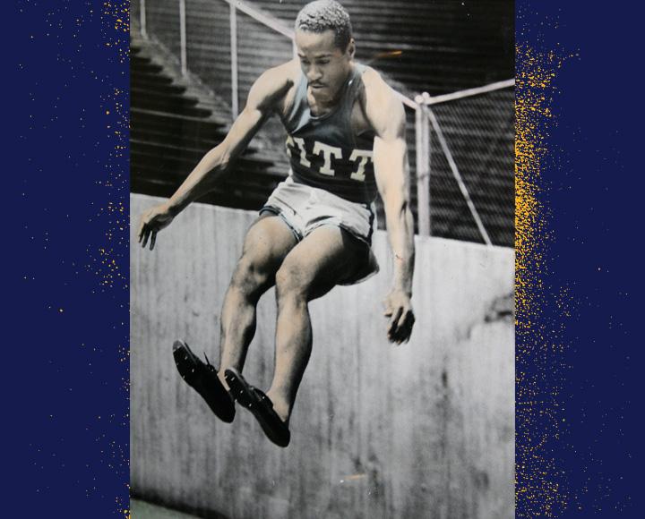 Herb Douglas competes for Pitt