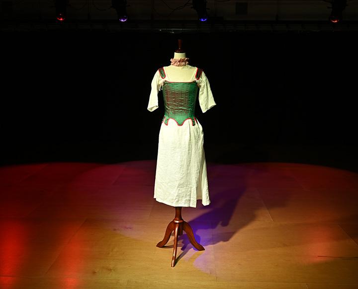 An under layer of the dress