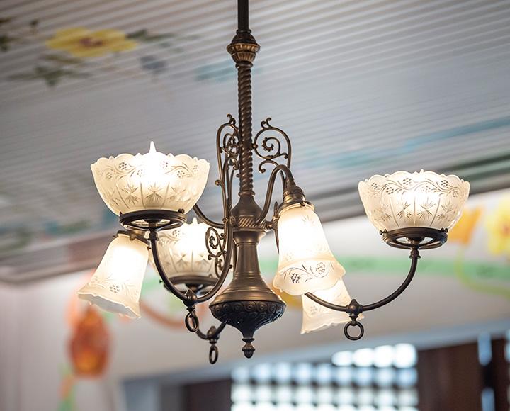 A chandelier in the Philippine Nationality Room