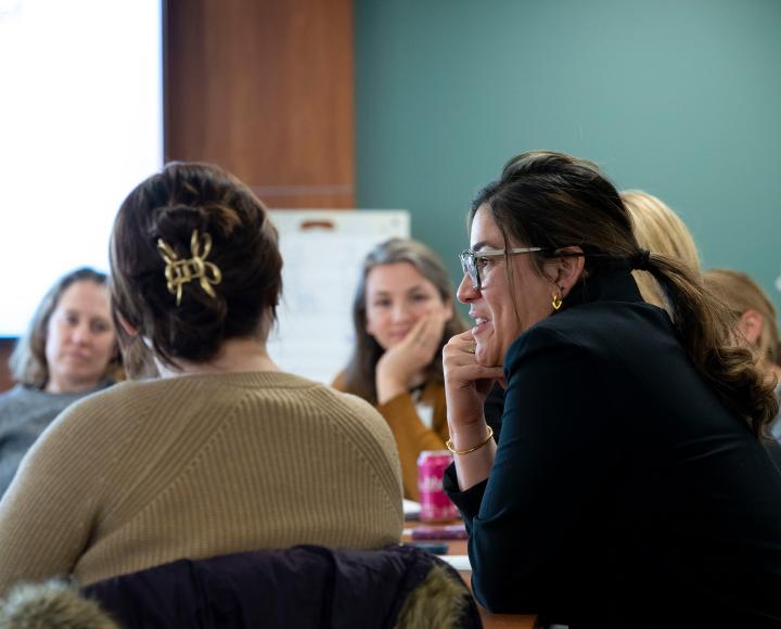 MLS participants smile and engage during the program's December retreat.