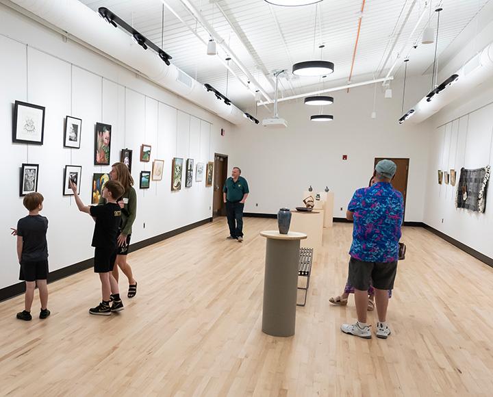 The gallery of the Titusville ETC