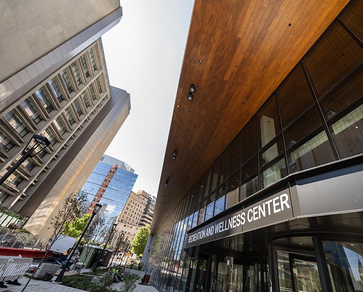 Front of the Recreation and Wellness Center