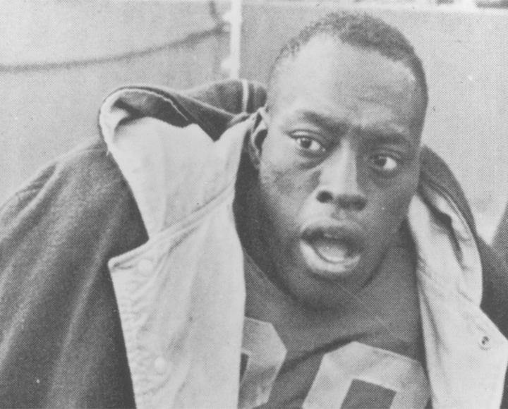 Closeup of Bobby Grier