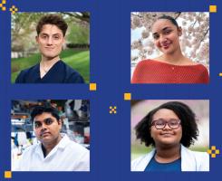 Composite image of six seniors