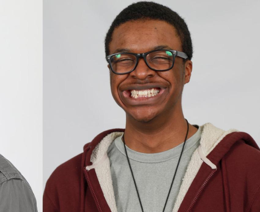Craig Hayes smiling in before and after photos