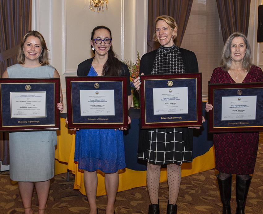 Recipients of the Tina and David Bellet Teaching Excellence Award