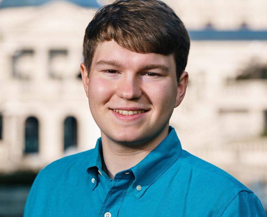 Portrait of Devin DePamphilis.