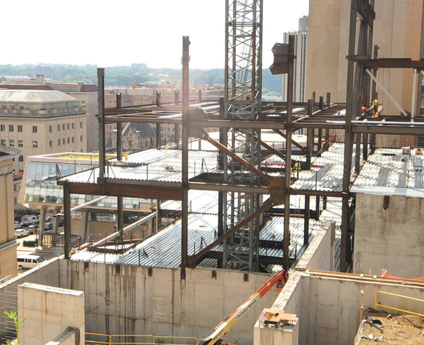 A construction site