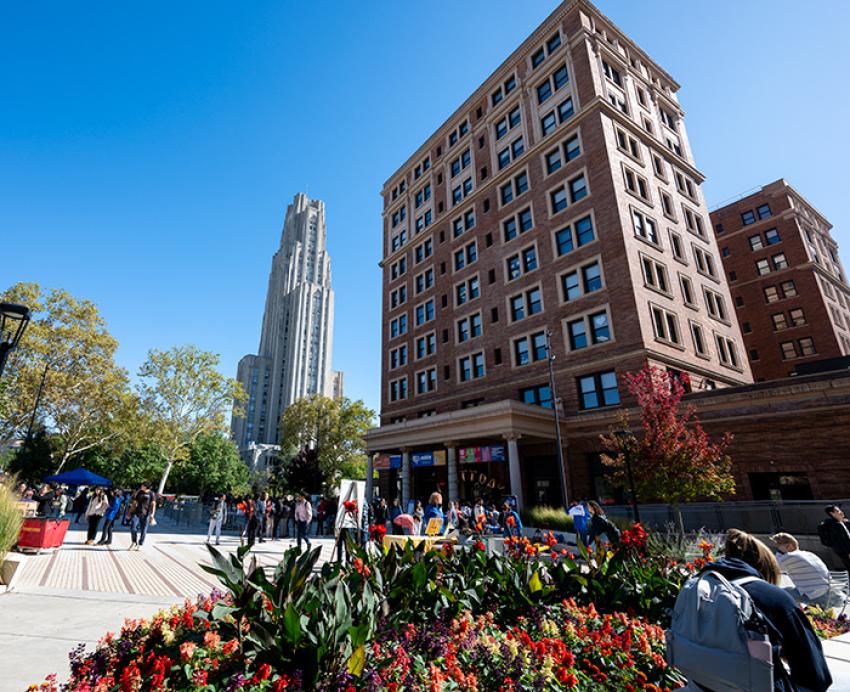 The Cathedral of Learning and William Pitt Union