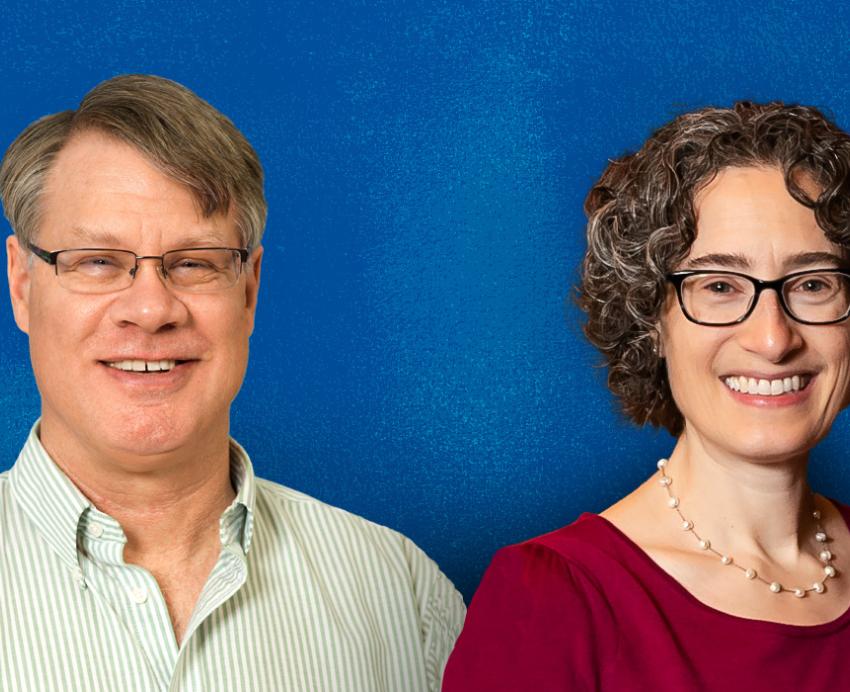 Bennet van Houten and Deborah Polk