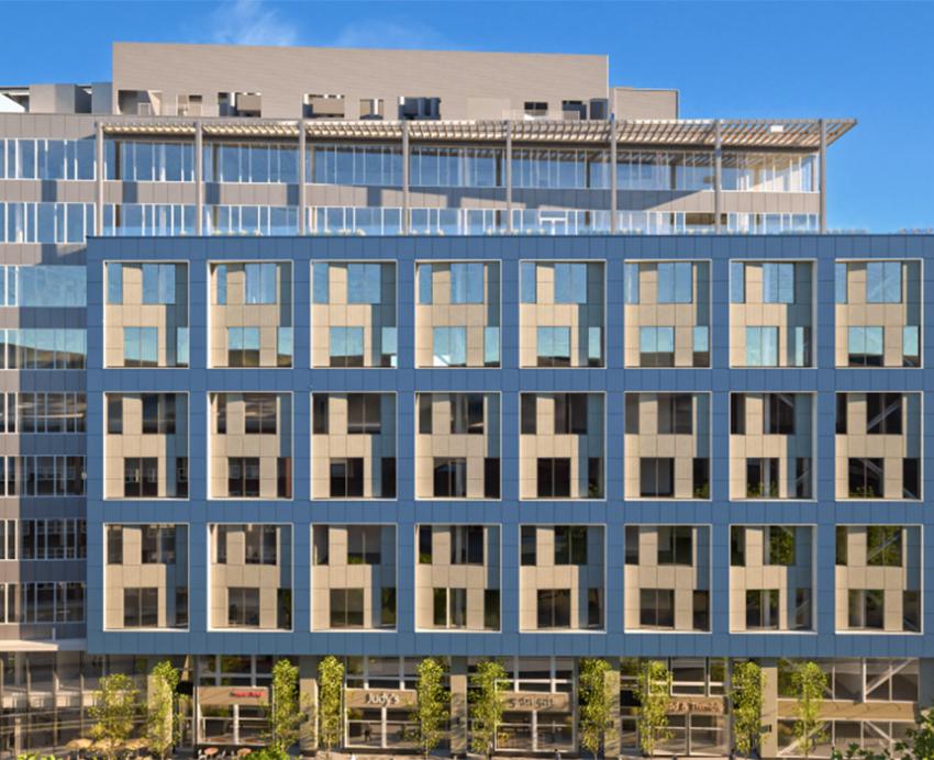 A rendering of the future building on Fifth Avenue