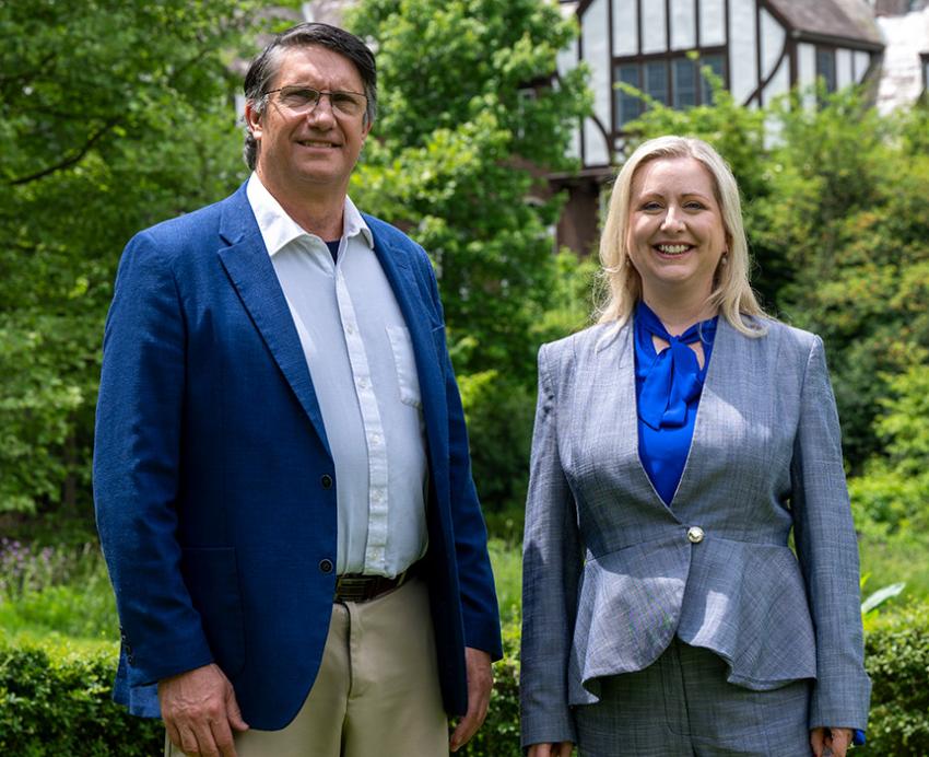 Robert Gregerson and Nicola Foote