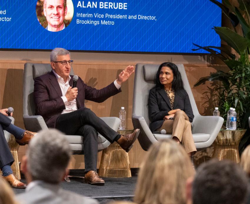 Pitt BioForge CEO Ken Gabriel participates in a four-person panel