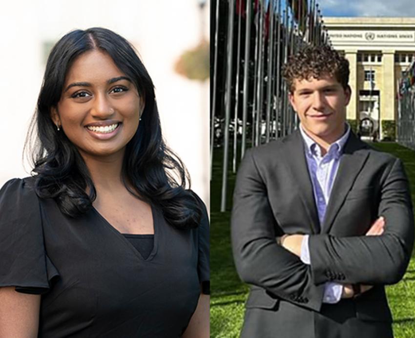 Meghana Dodda, Garrett Whitney and Gabriella Garvin