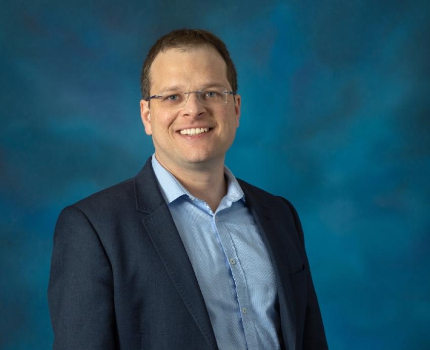 Studio portrait of Marc Coutanche.