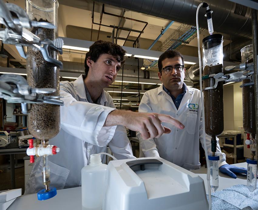 Patrick Dunn and Alireza Mohammadzadeh