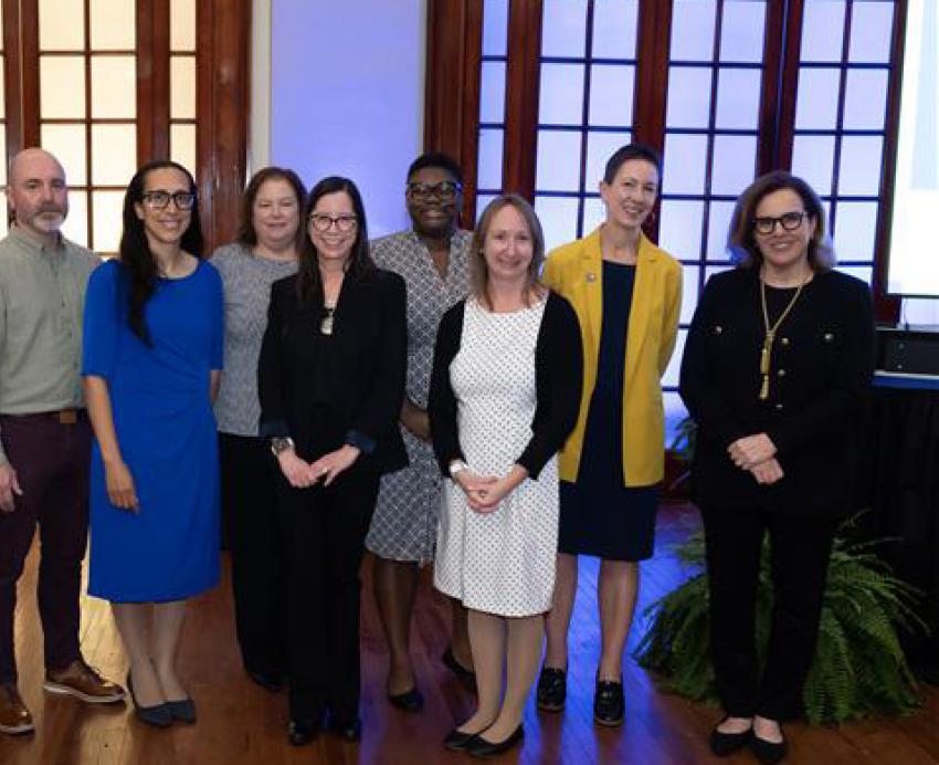 Chancellor Staff Awards ceremony and reception held at the Connolly Ballroom of Alumni Hall.