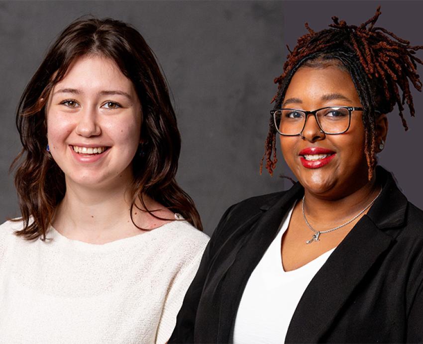 Ashawnti Buckner and Gabriella Lombardi