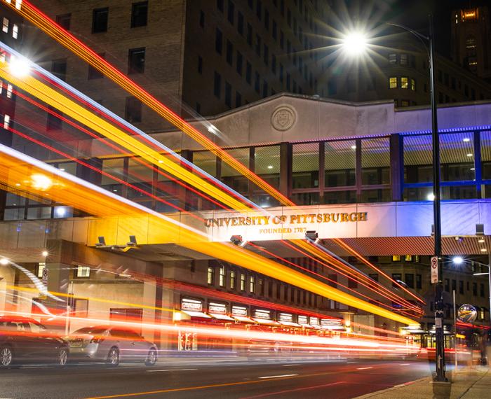 Timelapse of busy Pittsburgh street