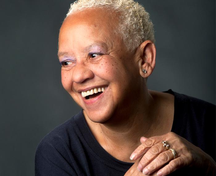 Headshot of Nikki Giovanni.