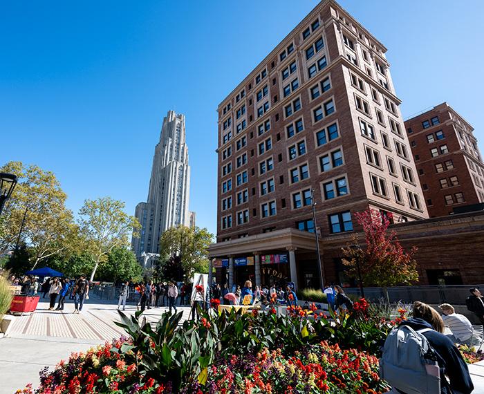 The Cathedral of Learning and William Pitt Union