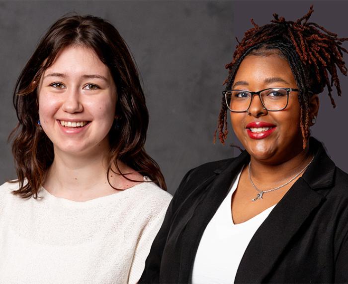 Ashawnti Buckner and Gabriella Lombardi