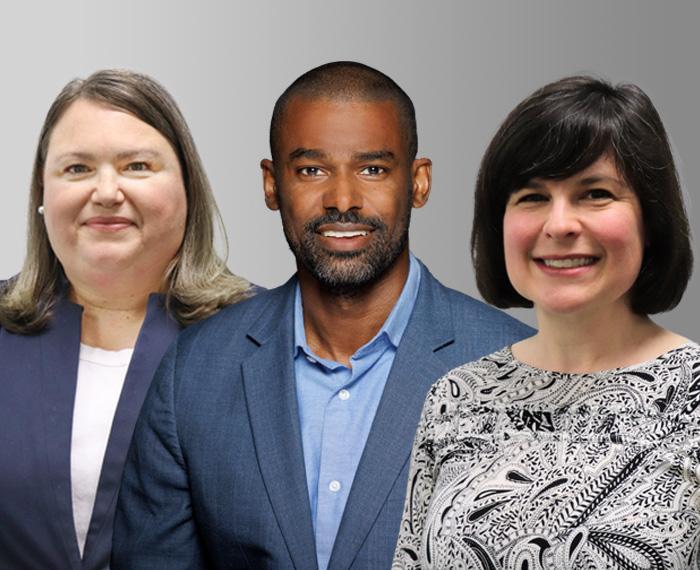 Headshots of Kaleab Abebe, Cristina Murray-Krezan and Michelle Lancet