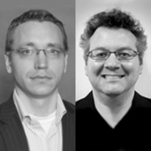 Weinberg and Schaffer in black and white