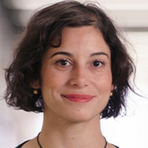 Anne-Ruxandra Carvunis in a black top