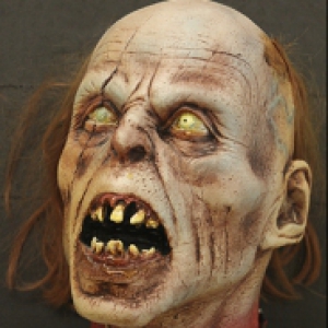 latex zombie head