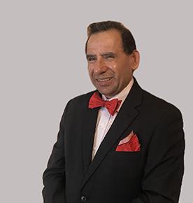 Portrait of man wearing a bowtie