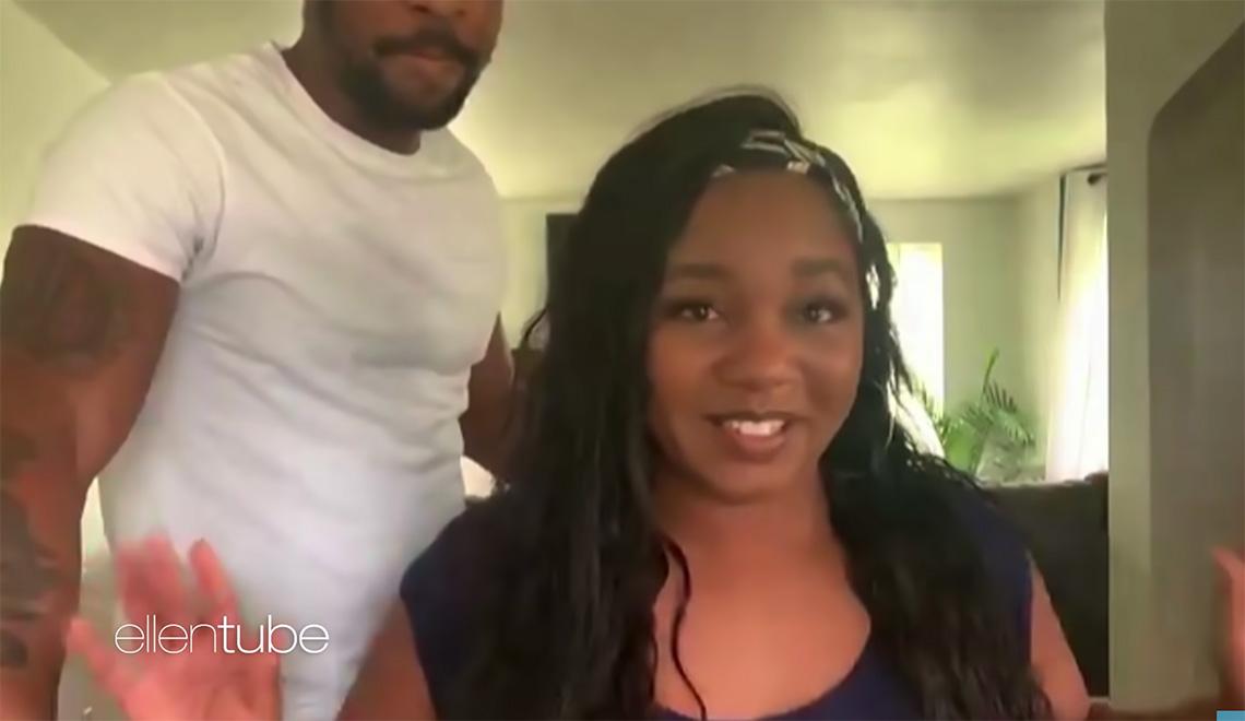 Ray Nell Jones on the "Ellen" video